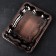 Stainless steel tray “Dark”, 40 × 29 × 4 cm, bronze color