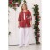 Female blouse, size 52, red color