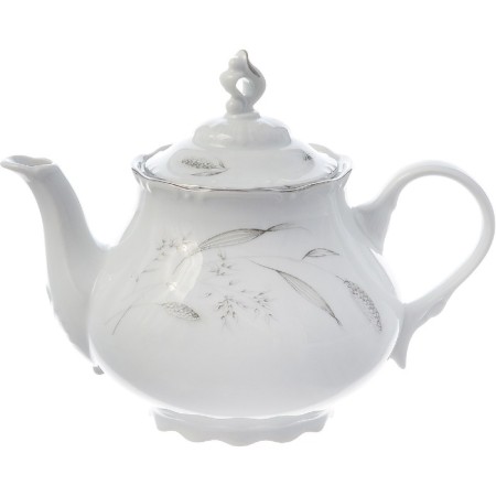 Constance kettle, decor "Silver ears, platinum layout", 1.2 l