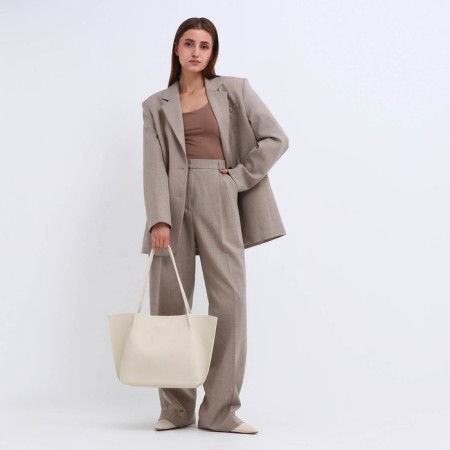 Bag Women's Shoper on Magnet, Milk color-9