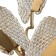 Bra Indigo, 11033/3W Amber. 3x40W, e14, 350x230x340 mm, amber color