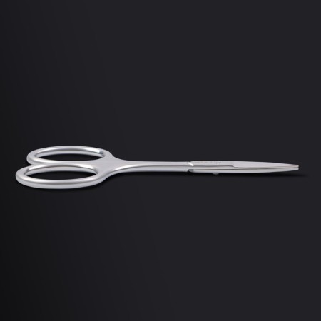 Manicure scissors "Premium", straight, narrow, 9.5 cm, on the blist, silver color-7