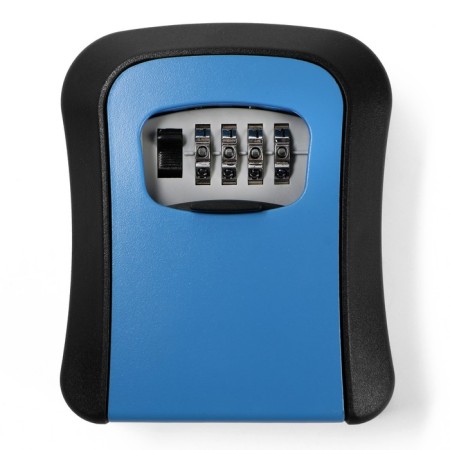 Key with a code lock, size 12x9.6x4 cm, blue color-3