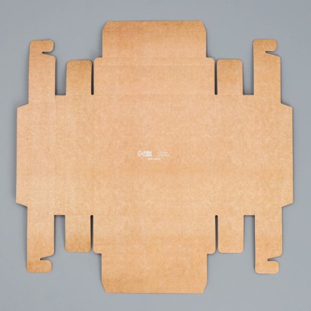 Box for sweets, confectionery packaging, 9 cells, “handmade”, 14.7 x 14.7 x 3.5 cm-5