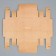Box for sweets, confectionery packaging, 9 cells, “handmade”, 14.7 x 14.7 x 3.5 cm