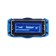 Automatic stamp "Medical inspection" _ "20__g. Signature __", 14 x 38 mm, blue