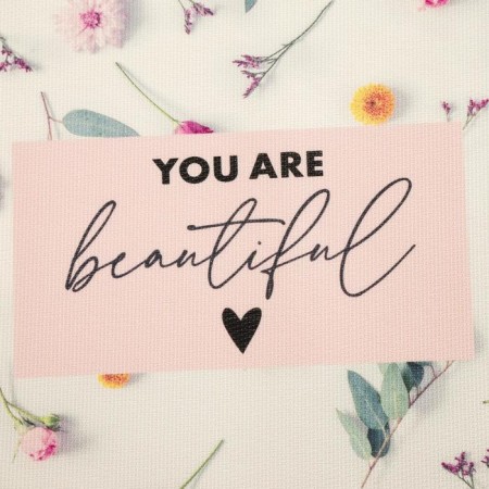 Napkin on the table "You are beautiful"-2