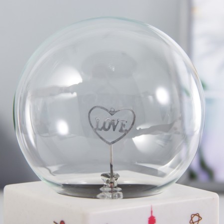 Plasma ball "Love" color 8.5x8.5x17 cm Risalux-3