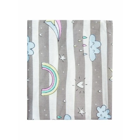 A set of pillowcases "Rainbow", size 40x60 cm, gray color, 2 pcs.-4
