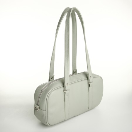Women's bag with lightning, green color-3