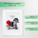 Photo frame MDF 15x21 cm "Trend" White (plastic screen)