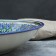 Largan Rishtan ceramics "Flowers", 33 cm, blue