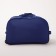 Road bag on wheels, 2 lightning departments, 2 outer pockets, long belt, blue color