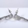 Earrings for the natural stone "mirror" with a lunar stone, rainbow color in silver