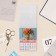 The calendar torn on the magnet "Bouquets" 2025, 9.5 x 13 cm