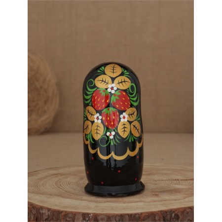 Matryoshka "Khokhloma with a butterfly" 5 puppet-3