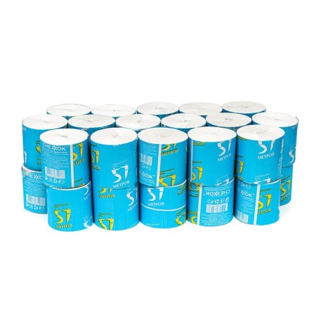 Paper toilet snow, without a sleeve, 1 layer, 40 meters, 32 rolls