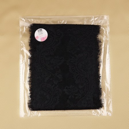 Lace cilia, 170 mm × 3 ± 0.5 m, black color-3