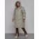 Coat insulated winter female, size 46, green color