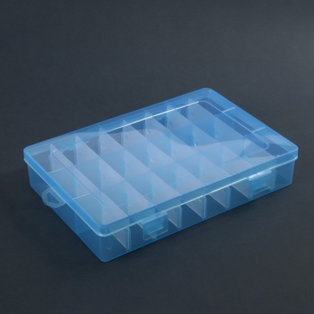 Organizer for decor, mobile cells, 24 cells, 19.7 × 13.3 × 3.5 cm, color mix-2