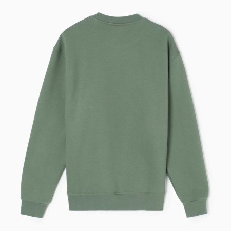 The male sweatshirt was launched, the color is green, size 52 (xxl)-5