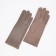 Gloves are female, dimensionless, without insulation, beige color
