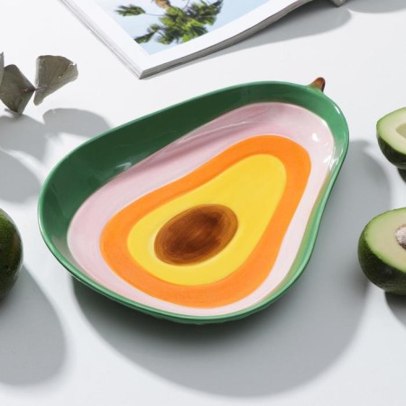 Ceramic Avocado Ceramic, 28.2 × 20.5 cm ㅤ-1