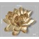 Nast -wall decor, "Lotus" 15.5 x 18.5 cm, gold