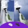 Steam mop KitFort KT-1076, 1300 W, 450 ml, cord 2.8 m, light green