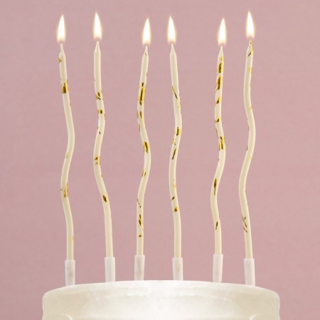 Candles for the cake "For your holiday", white, 10 pcs.-1