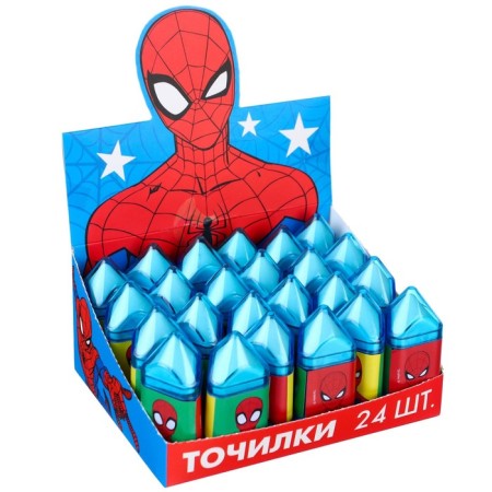 Sharp with an eraser, plastic, Spider-Man-1