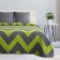 Bed linen Ethel 1.5 joint venture "Green Chevron" 143x215 cm, 150x214 cm, 70x70 cm - 2 pcs