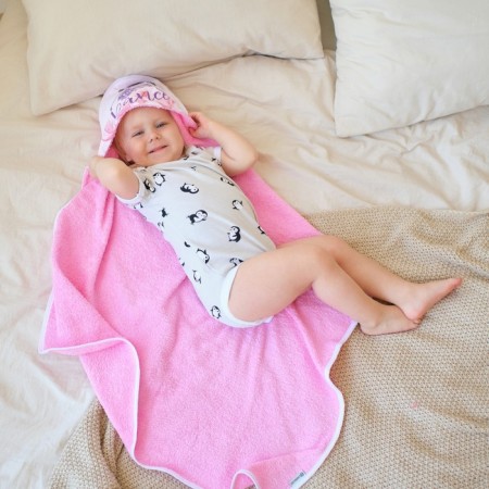 A children's crumb I "Flower Dancer", 75x75 cm, 100% cotton. 340g/m2-2