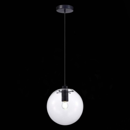 STL LUCE Sus. SL1056.413.01. Noor. 1x60 W, E27, 25x25x160 cm, black color-3