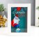 Interior plastic "Santa Claus and Bunny - Fairytale Year" 17x12x3.8 cm