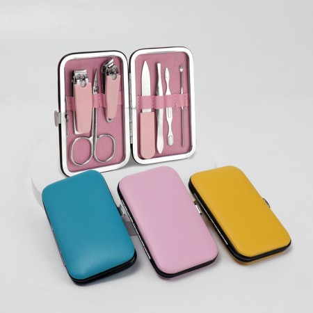 Manicure set "Juice", 7 items, in case, color mix-10