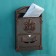 Postal box No. 4010V, old copper