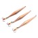 Vertical spin "Yaman" killer with a tee, size 40 mm, 3.5 g, color copper