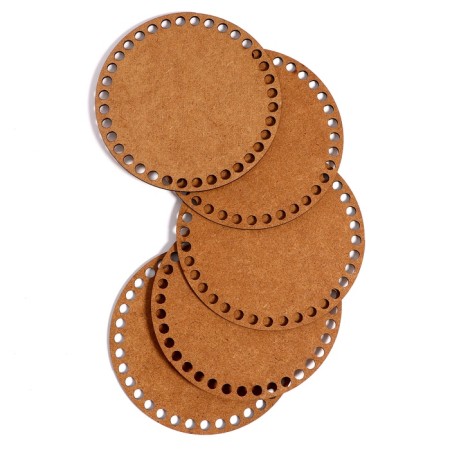Set of bottoms for knitting, circle 15 cm, 5 pcs, hdf 3 mm-3