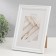 Photo frame plastic "Mira" 15x21 cm, 261 white (plastic screen)