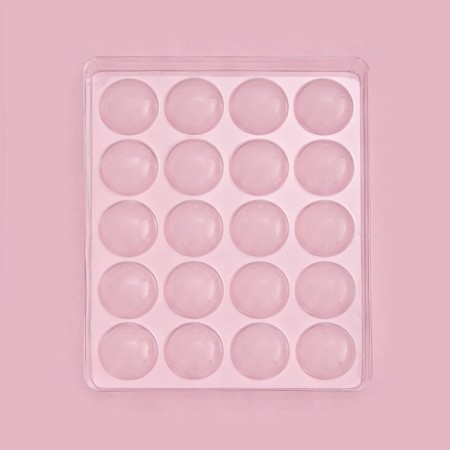Form for chocolate and sweets "Semosfer", 23.6 × 18.8 cm, 20 cells (4 × 4 × 1.8 cm)-1