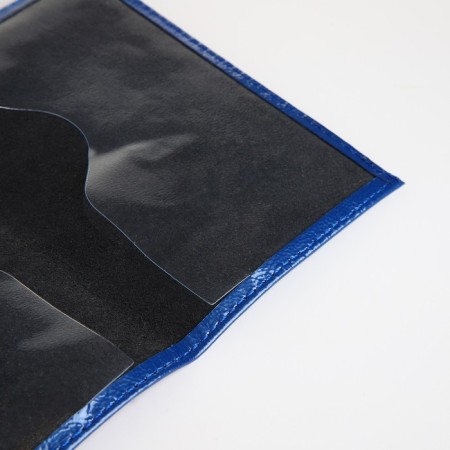 Cover for passport, blue color-4