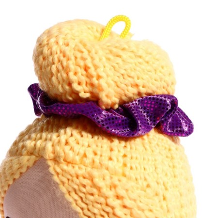 Soft doll "Ballerina Sofia in a purple dress", 40 cm-4