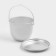Aluminum pot with a lid, 4.5 l, conical, poisoned
