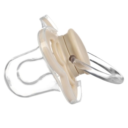 Nipple - Silicone dummy classic, from 0 months., Beige color-1