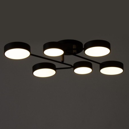 Almo chandelier 6XLED 144W 3000-6000K Black 80x58x21 cm Bayerlux-3
