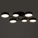 Almo chandelier 6XLED 144W 3000-6000K Black 80x58x21 cm Bayerlux