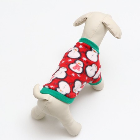 Snowman's sweatshirt, size XS, red (DS 21, Osh 20, OG 30 cm)-2