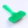 Pucupors "Simple" with a transparent handle, with drops, 9.5 x 13.8 cm, green