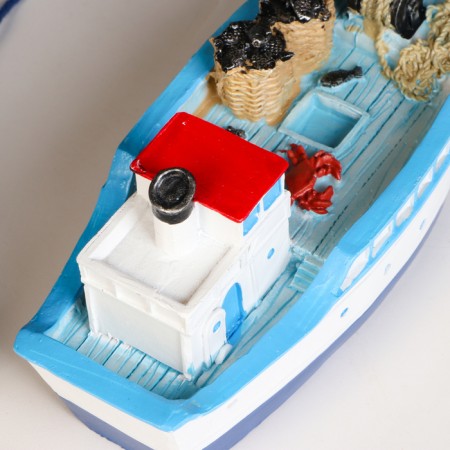 Souvenir ship "Fisherman" 19*7*8cm-4